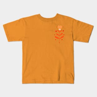 naive flower doodle Kids T-Shirt